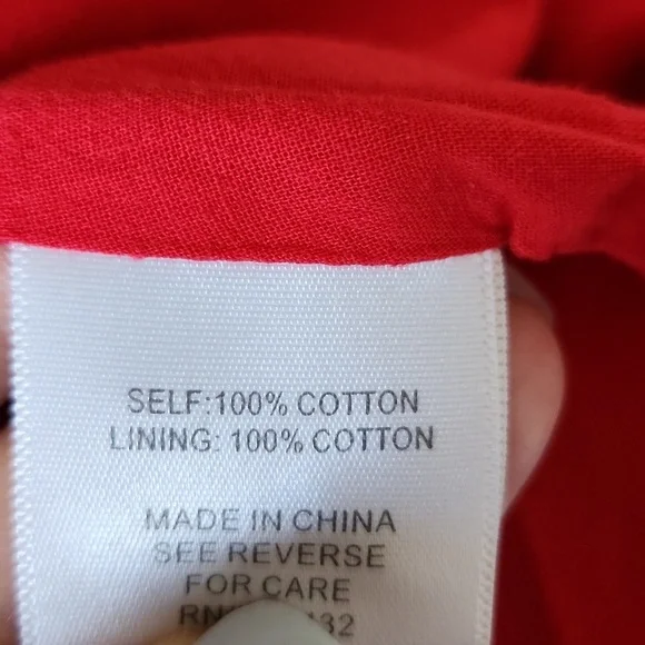 MODCLOTH | Vibrant Colorful Retro Red Verve Cotton Dress Sz 4 - Picture 5 of 5